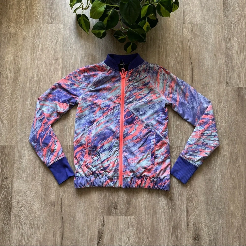 Lululemon Ivivva Girls Printed Jacket size 7